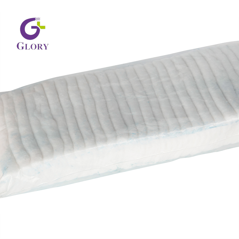 Впитывающий сложенный хлопок зигзаг