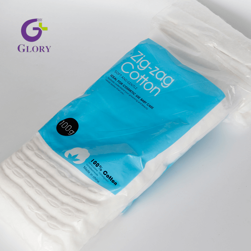 Впитывающий сложенный хлопок зигзаг