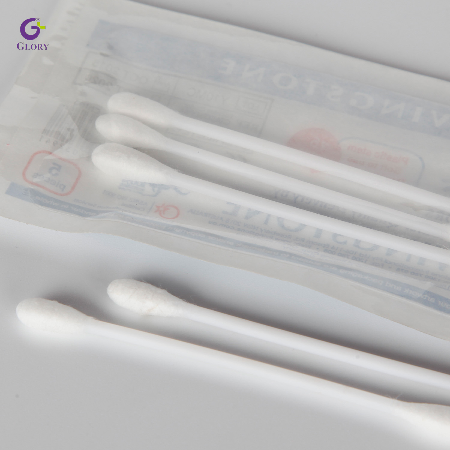 Деревянные ватные тампоны Qtips Одноразовый стерильный ватный аппликатор