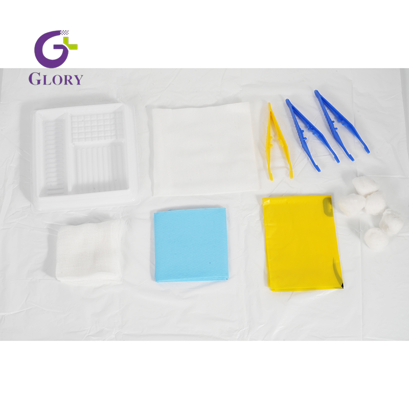 Одноразовый медицинский перевязочный набор для лечения ран Нетканый перевязочный набор