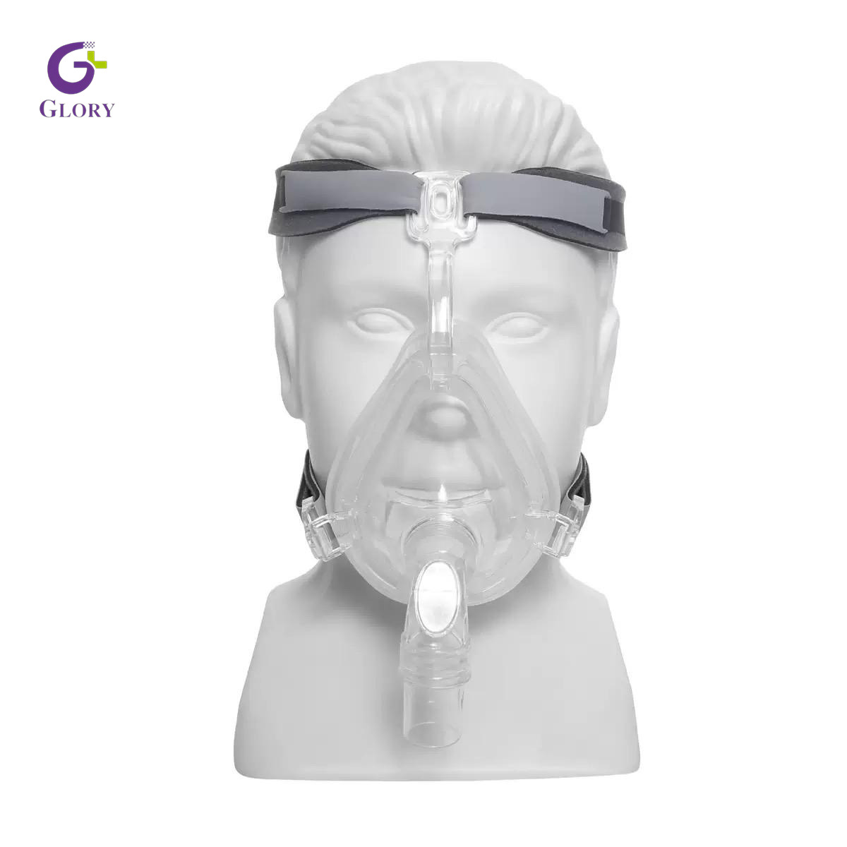 Маска CPAP, медицинский класс. Удобная назальная маска CPAP для всего лица. Герметичная регулируемая маска для апноэ во сне. Ультрамягкая подушечная маска для дыхательной терапии во сне.