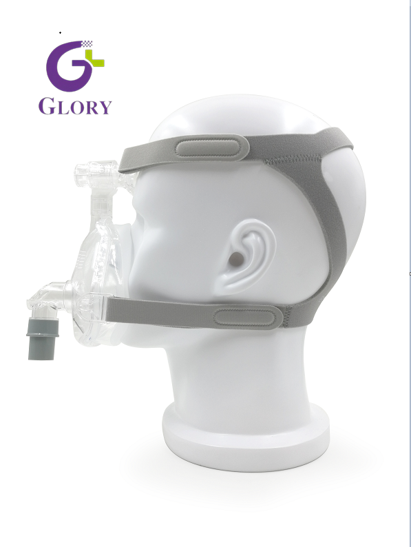 Маска CPAP, медицинский класс. Удобная назальная маска CPAP для всего лица. Герметичная регулируемая маска для апноэ во сне. Ультрамягкая подушечная маска для дыхательной терапии во сне.
